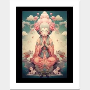Quan Yin, Goddess of Mercy Design Posters and Art